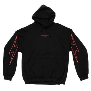Shadow Hill Red Flash Hoodie Sweatshirt